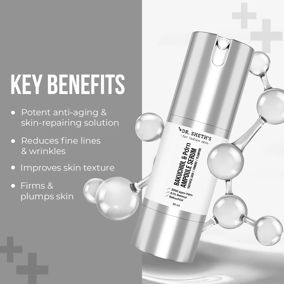 Bakuchiol & Pdrn Ampoule Serum - 30ml - Image 4
