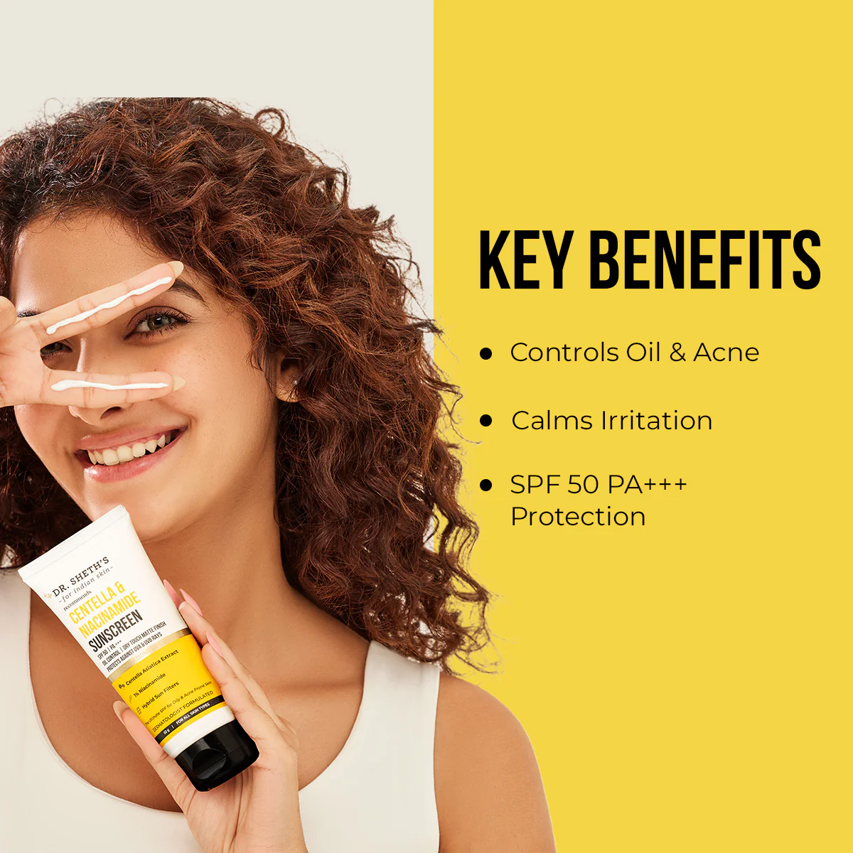 Centella & Niacinamide Oil & Acne Control Sunscreen - 50g - Image 3