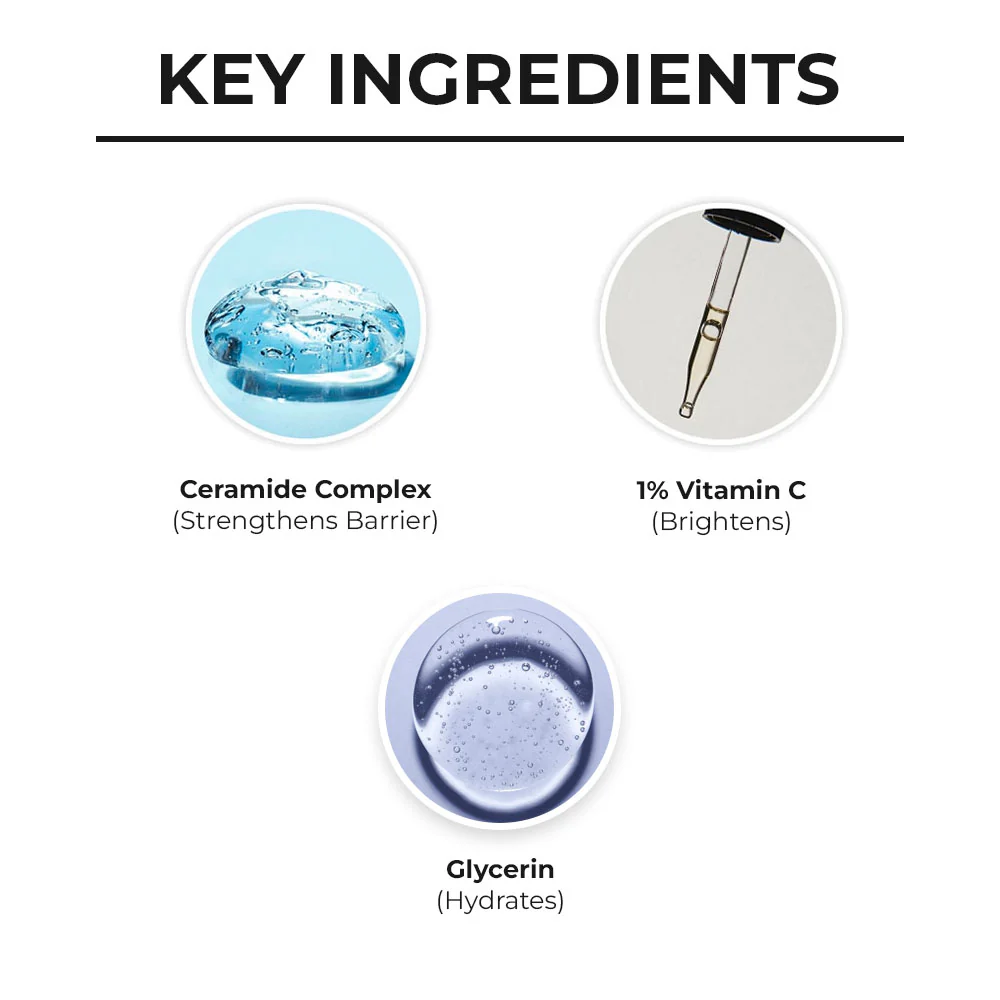 Ceramide & Vitamin C Face Wash - 100g - Image 4