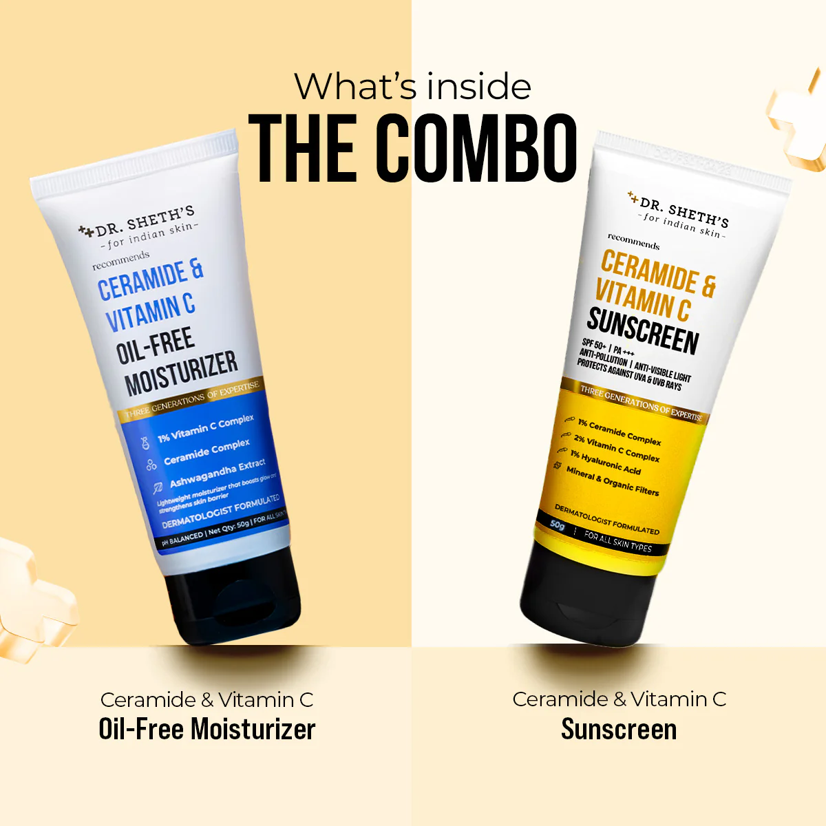 Ceramide & Vitamin C Moisturize & Protect Combo - Image 4