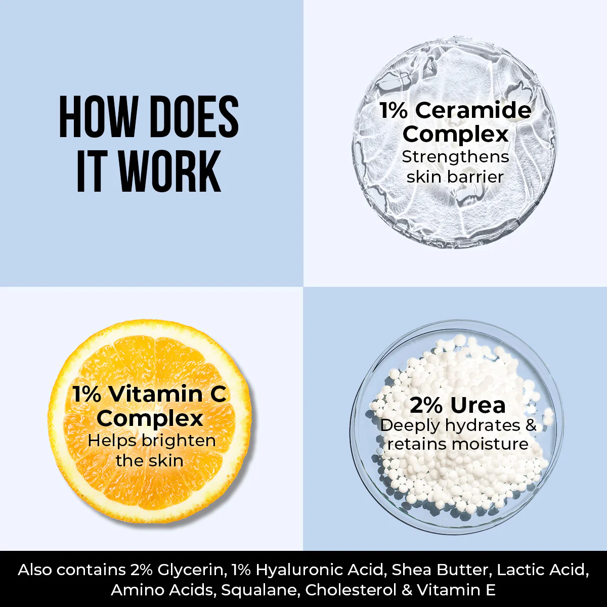 Ceramide & Vitamin C Moisturizing Cream - 100g - Image 6