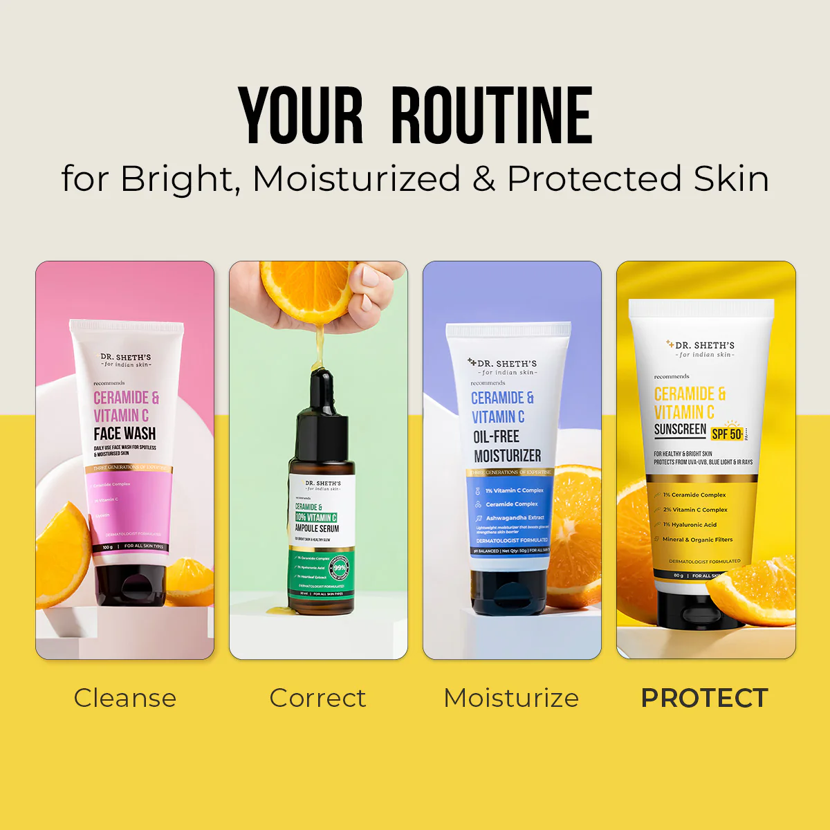 Ceramide & Vitamin C Sunscreen - 50 gm In-Vivo Tested SPF 50+ PA ++++ - Image 8