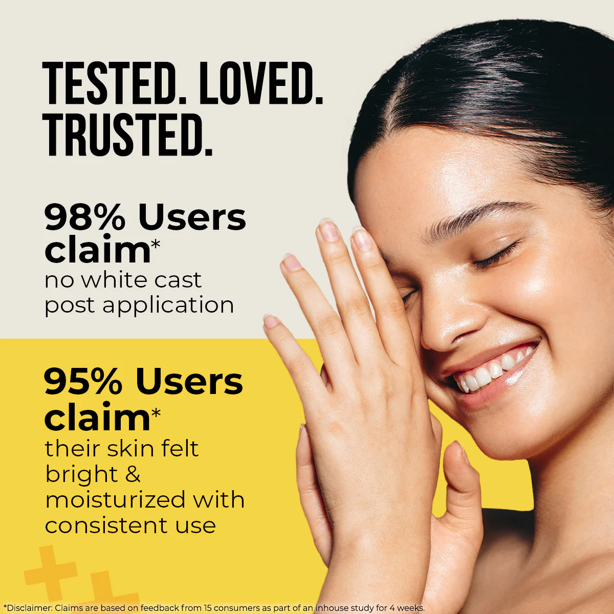 Ceramide & Vitamin C Sunscreen - 80 gm In-Vivo Tested SPF 50+ PA ++++ - Image 4