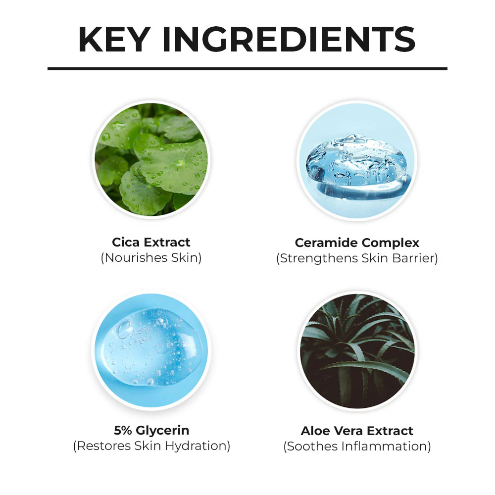 Cica & Ceramide Gentle Cleanser -125ml - Image 4