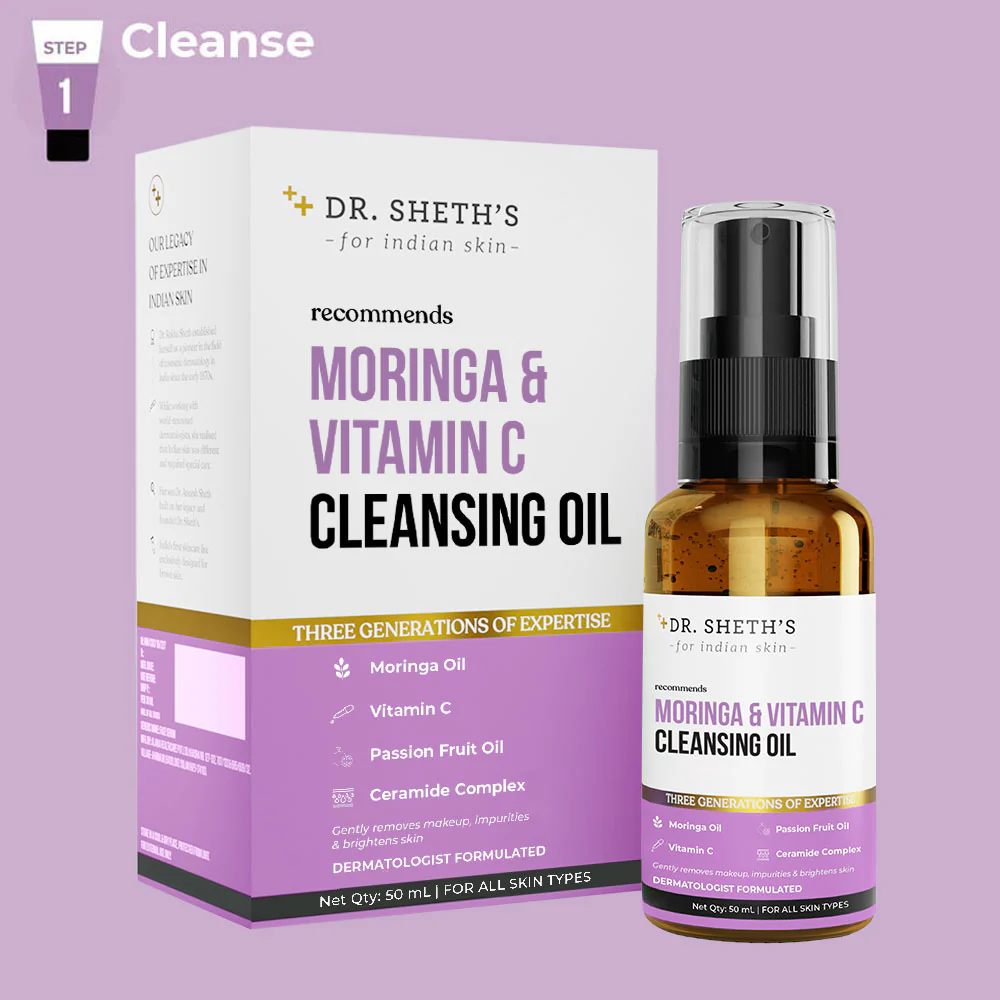 Moringa & Vitamin C Cleansing Oil - 50ml - Image 2