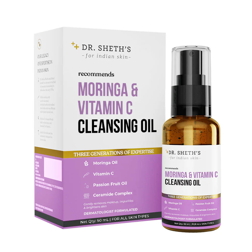 Moringa & Vitamin C Cleansing Oil - 50ml - Image 5