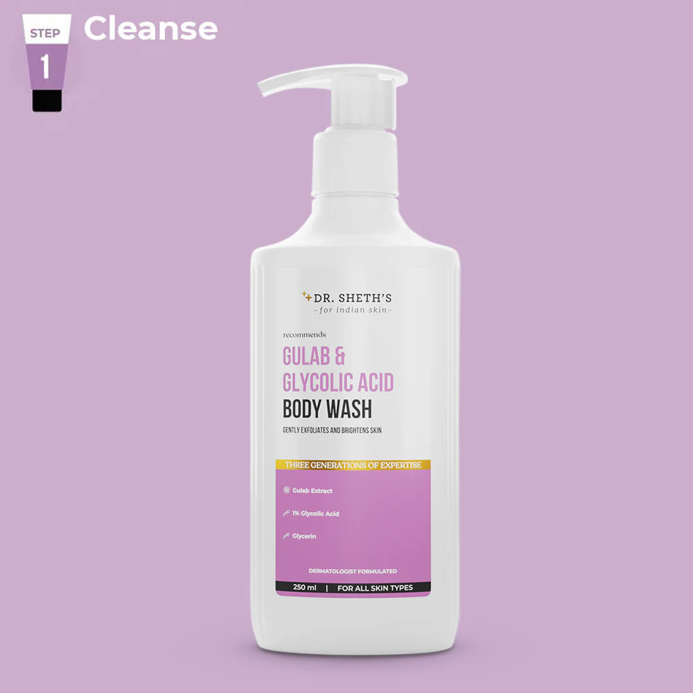 Gulab & Glycolic Acid Body Wash - 250ml - Image 3