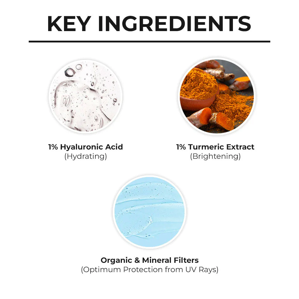 Haldi & Hyaluronic Acid Sunscreen - 50g (Pack of 2) - Image 5