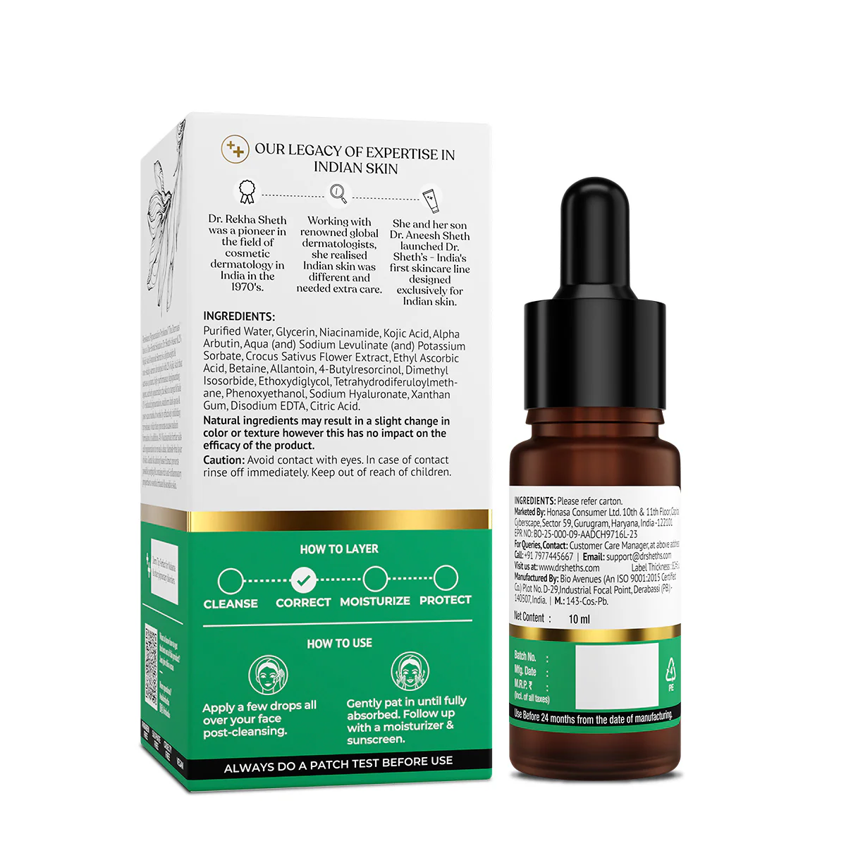 Kesar and 2% Kojic Acid Ampoule Serum - 10ml - Image 10