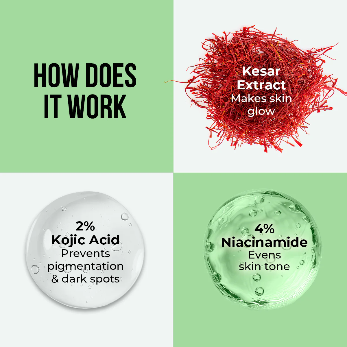Kesar and 2% Kojic Acid Ampoule Serum - 10ml (Pack of 2) - Image 6