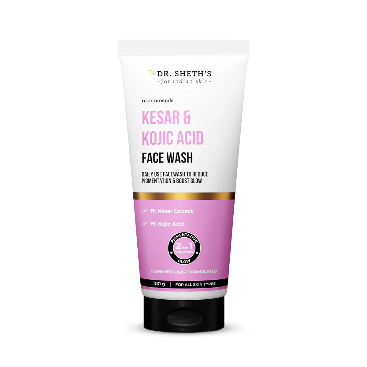 Kesar & Kojic Acid Face Wash - 100g - Image 9