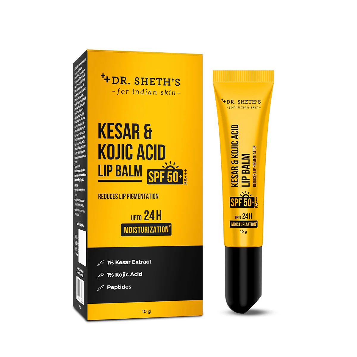 Kesar & Kojic Acid Lip Balm - 10g - Image 12