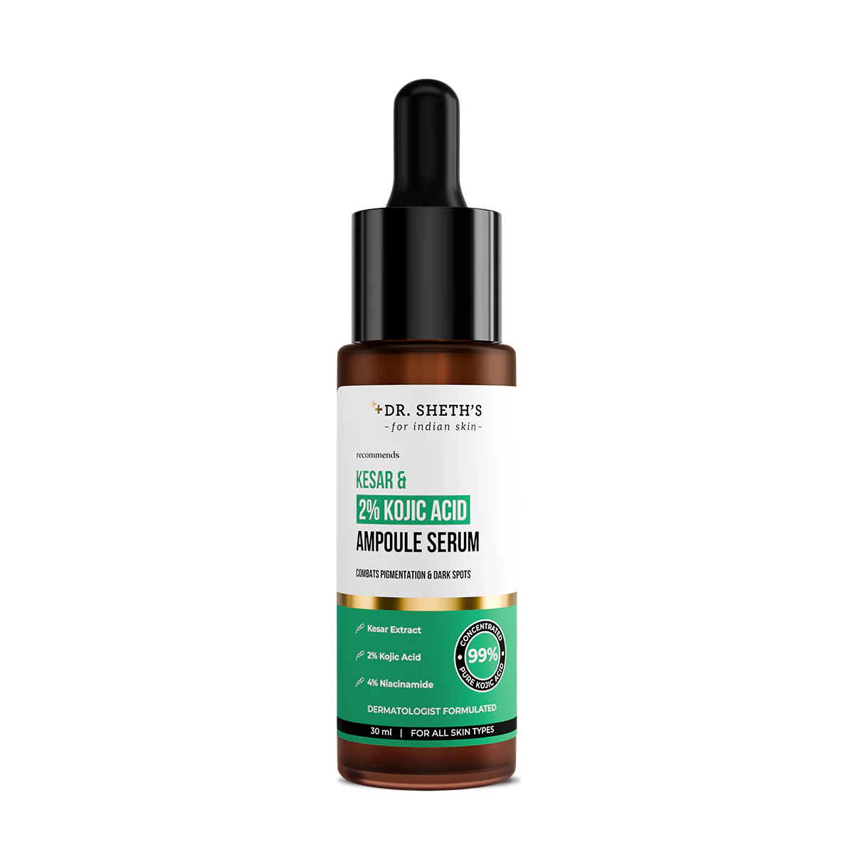 Kesar & 2% Kojic Acid Ampoule Serum - 30ml - Image 10