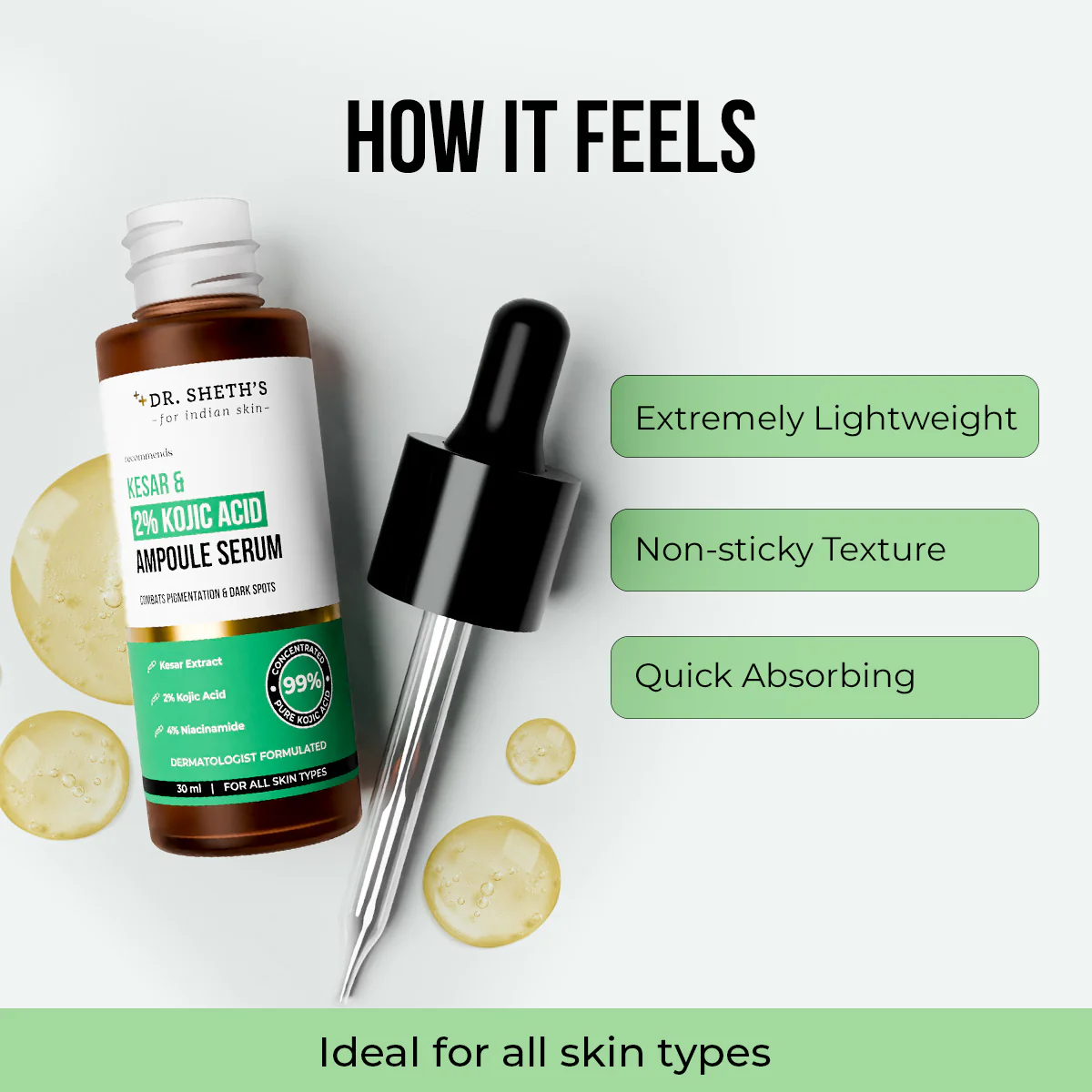 Kesar & 2% Kojic Acid Ampoule Serum - 30ml - Image 6