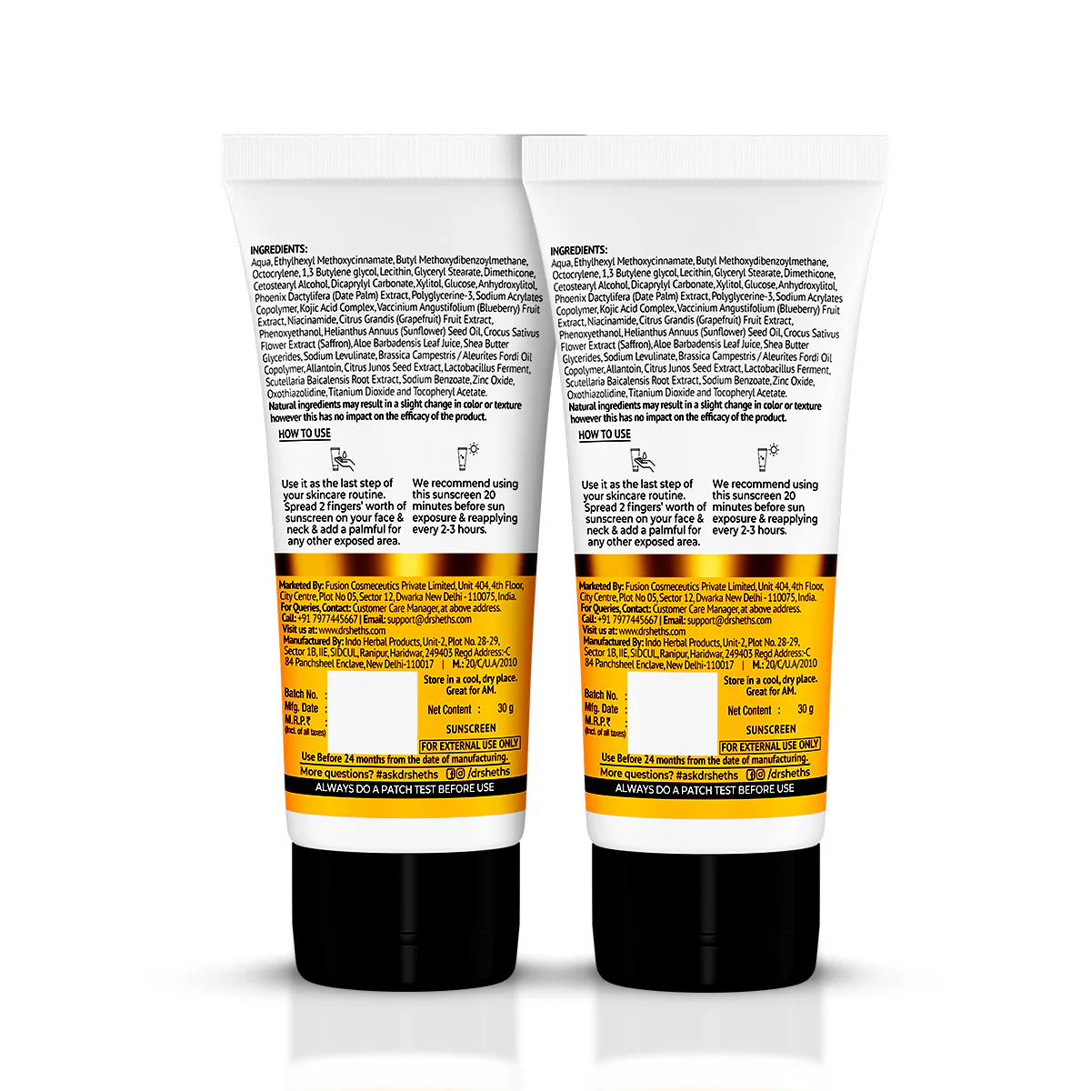 Kesar & Kojic Acid Sunscreen - 30g (Pack of 2) - Image 2