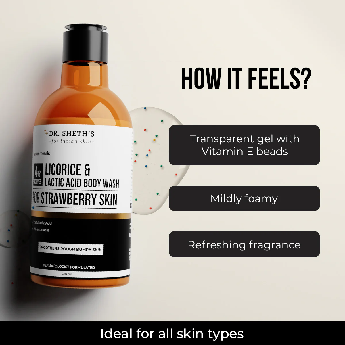 Licorice & Lactic Acid Body Wash - 250ml - Image 8