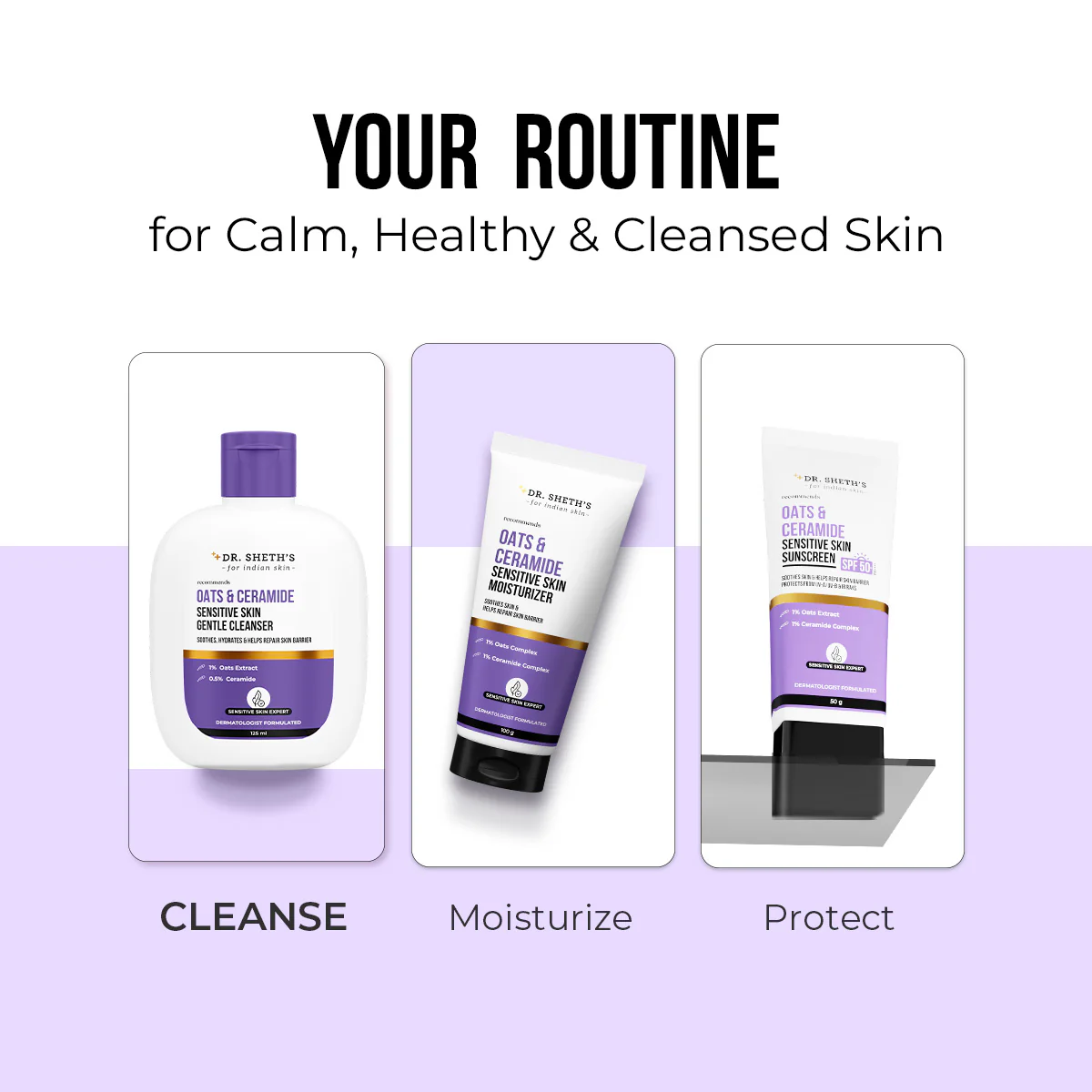 Oats & Ceramide Sensitive Skin Cleanser - 125ml - Image 13