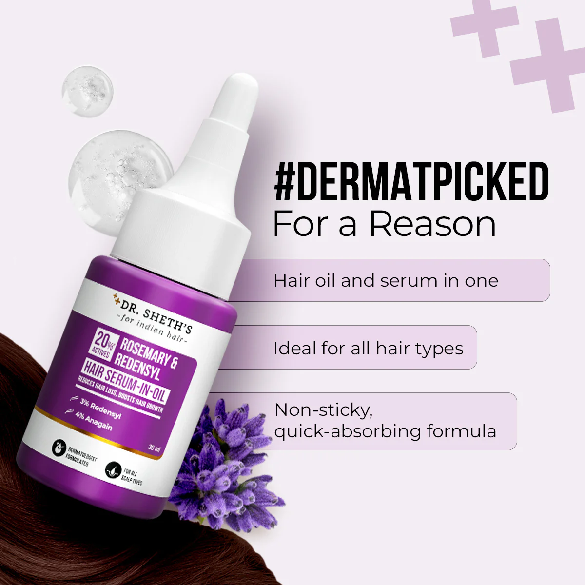 Rosemary & Redensyl Hair Serum-in-Oil - 30ml - Image 4